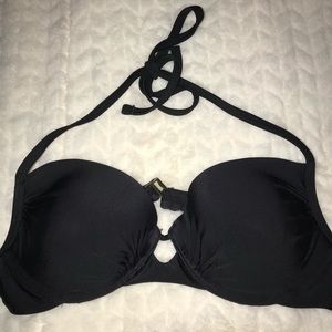 H&M black bikini top. Good condition